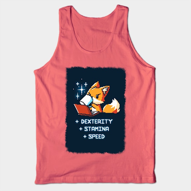 Cute Funny Gaming Chemistry Fox animal lover Sarcastic Funny Quote Artwork Tank Top by LazyMice